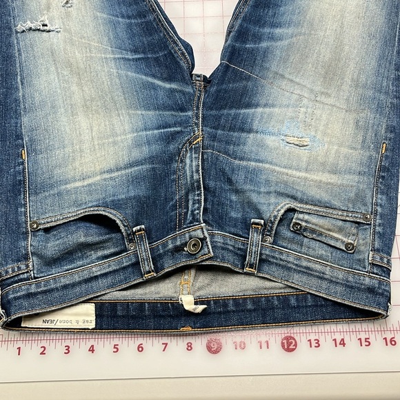 RAG & BONE "The Dre" Distressed Cotton Surfer Rep Wash Boyfriend Jean SZ 29 - Picture 14 of 16